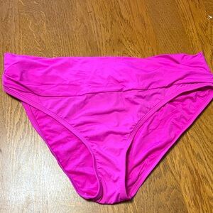 La Blanca size 12 Vibrant Pink swim bottoms